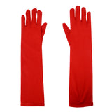 Long Satin Gloves