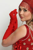 Long Satin Gloves