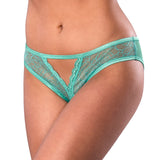 Magic Silk Sweetums Crotchless Panty Mint S/M