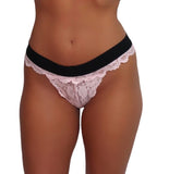 Foxers Pink Passion Lace Bikini Brief