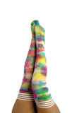 Kix'ies Gilly Tie Dye Thigh Highs