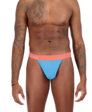 Wood Thong Malibu Blue