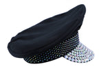 Diamond Police Hat - Black