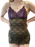 Foxers Mystic Mulberry Lace Camisole-3 Row