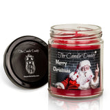 Merry Christmas (Santa Bird) Holiday Candle