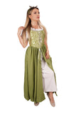 Brocade corset bodice overdress