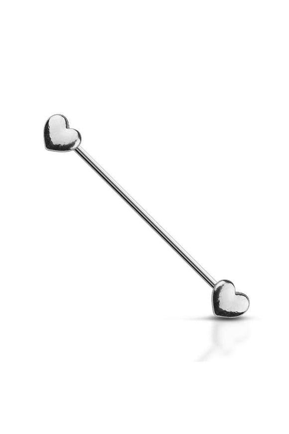 INDUSTRIAL BARBELL HEART ENDS