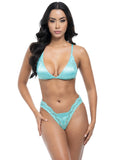 Alessandra Satin Bra Set