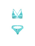 Alessandra Satin Bra Set