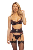 Esmeralda Lace 3 Piece Garter Set