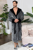 Men’s Robe with Hood – Ultra-Soft Plush Comfort for Everyday Use