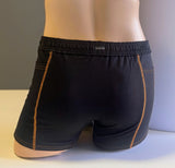 Foxers Black Long Leg Boxers