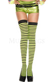 Striped thigh hi