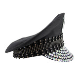 Diamond Police Hat - Black