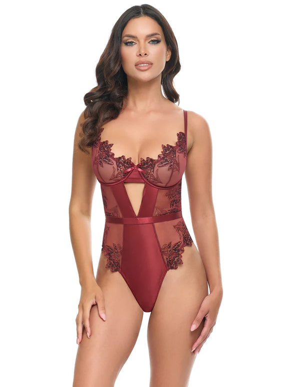 Nina Embroidered Teddy