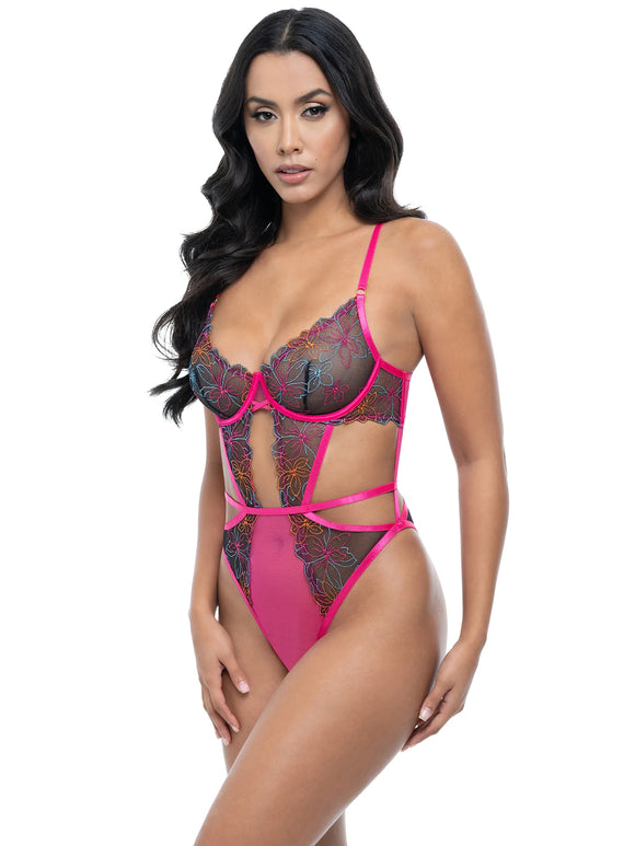 Saracita Cutout Lace Teddy