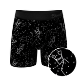 THE BIG BANG | GLOW IN THE DARK CONSTELLATION BALL HAMMOCK® POUCH UNDERWEAR WITH FLY