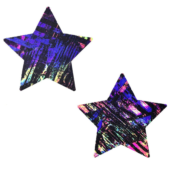 California Love Blacklight Starry Nights Nipple Cover Pasties