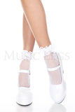 Music Legs fishnet ankle high