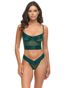 Gia Mesh Bustier Set