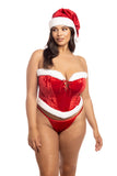 Holiday Santa's Entourage Bra Set