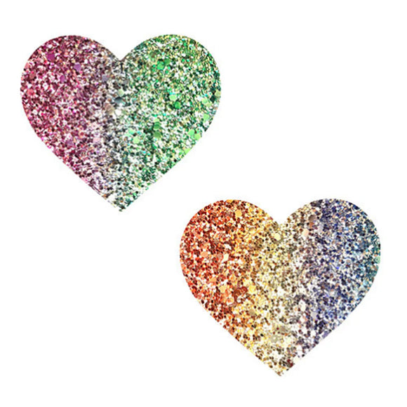 Heart Glitter Multicolor