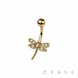 BELLY RING DRAGONFLY