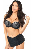 Black Lace Ruffle Panty