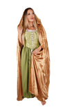Brocade corset bodice overdress