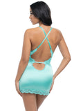 Alessandra Satin Babydoll Dress
