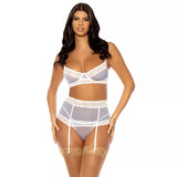 Morgan 3-pc. Bra, G-String, and Open-Back Skirtini
