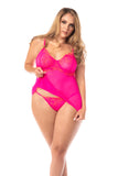 Hot Pink Babydoll-3/4X