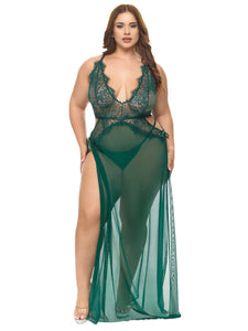 Cami Sheer Lace Lingerie Gown