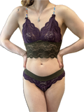 Foxers Mystic Mulberry Lace Camisole-1 Row