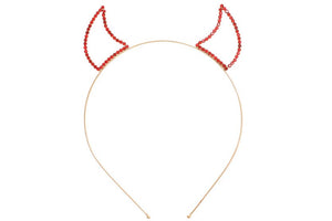 Devil Horn Hairband - Silver
