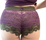 Foxers Mystic Mulberry Lace Boxer