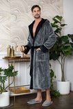 Men’s Robe with Hood – Ultra-Soft Plush Comfort for Everyday Use