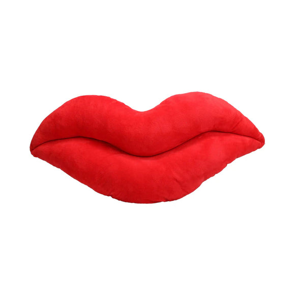 Shots Lip Pillow Stuffy Red 21 in.