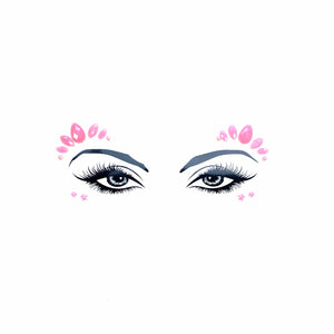 Baby Pink Pixie Crystal  Face Jewels