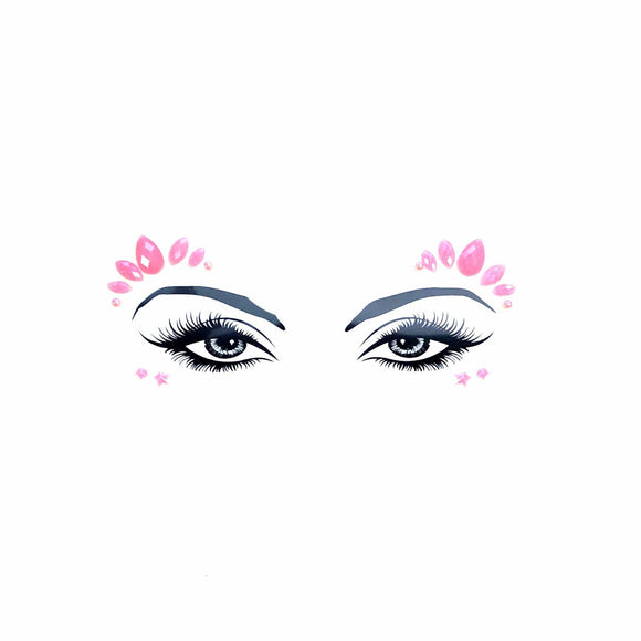 Baby Pink Pixie Crystal  Face Jewels