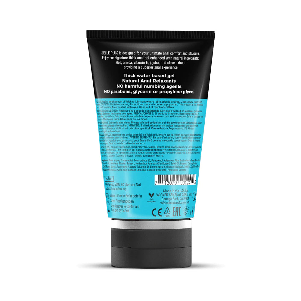 Wicked Jelle Plus Anal Lubricant With Relaxants, 4oz  FREYA Juneau