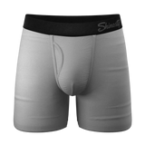 Shinesty The 50 Shades | Grey Ball Hammock® Pouch Underwear with Fly