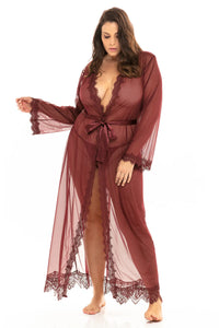 Provence Sheer Long Robe