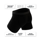 Shinesty The Rear View Size Warning Ball Hammock Pouch Underwear