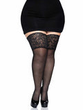 Clara Plus Thigh High Stockings 1-3X