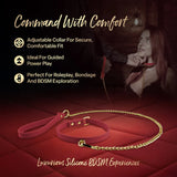 Temptasia Ardor Collar & Leash Red