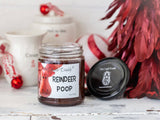 Reindeer Poop Holiday Candle - Funny Fudge Christmas