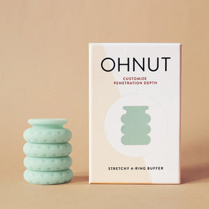 Ohnut Depth-Limiting Rings 4-Pack Jade(larger circumference)