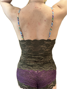 Foxers Mystic Mulberry Lace Camisole-2 Row