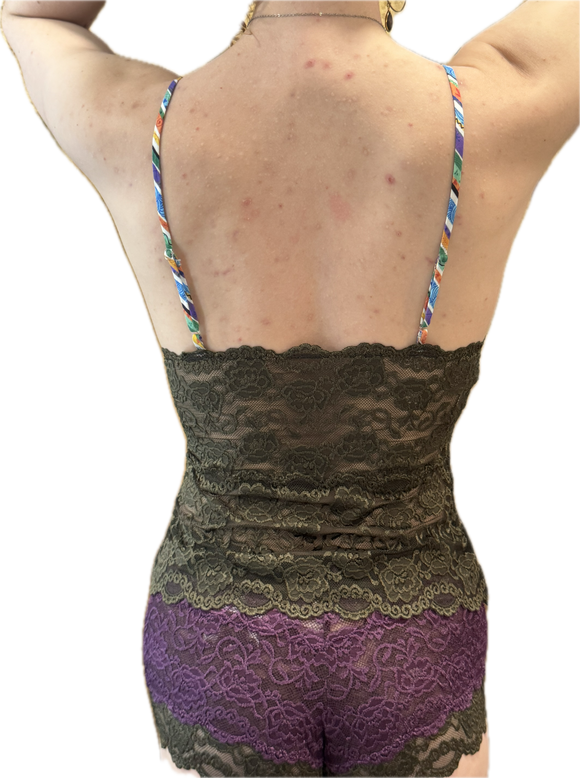 Foxers Mystic Mulberry Lace Camisole-2 Row